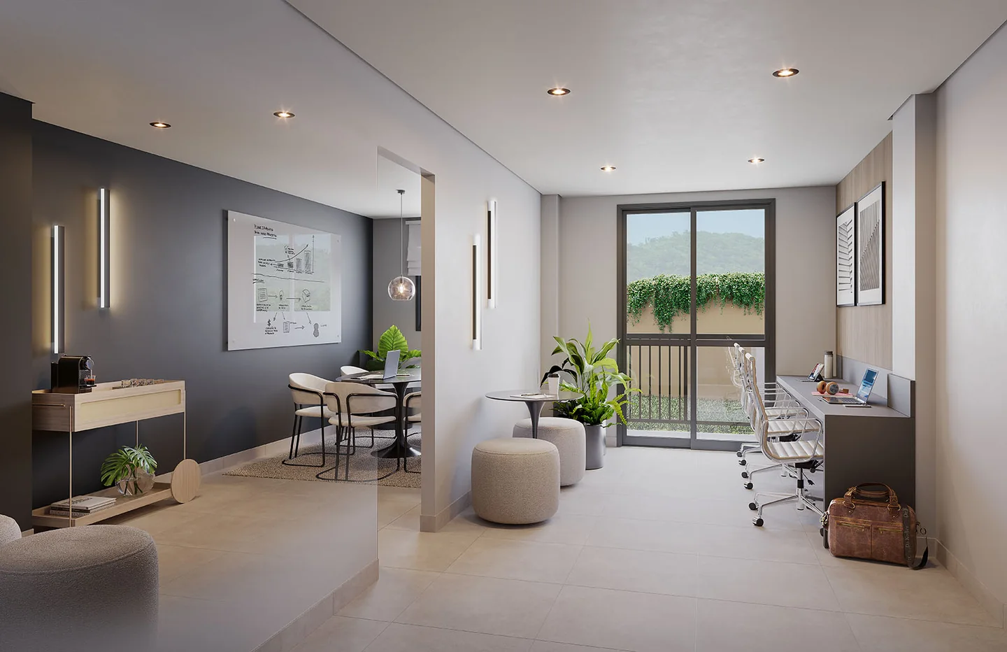 Perspectiva do coworking