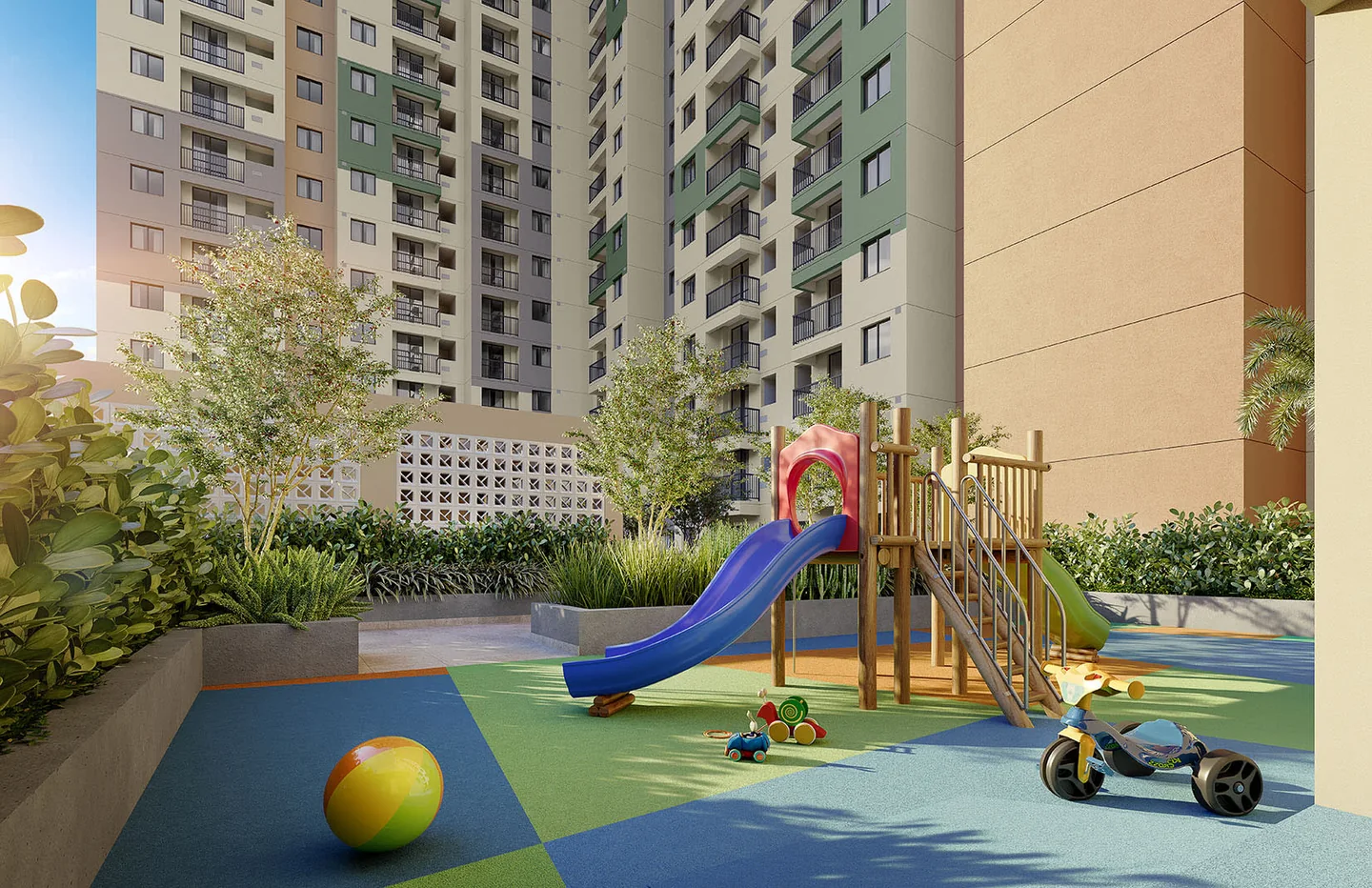 Perspectiva do playground