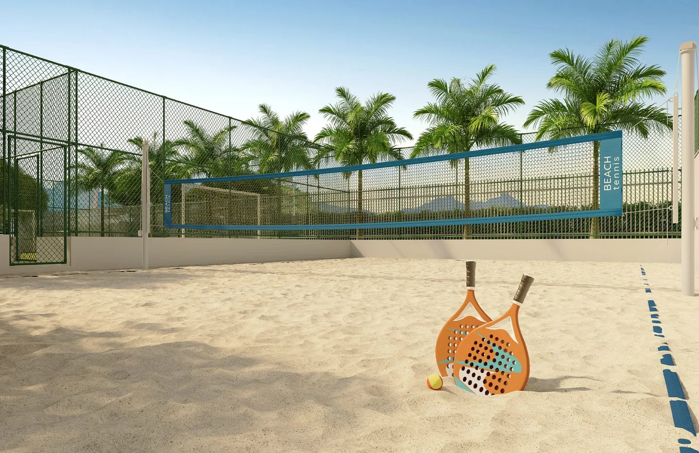 Beach tennis da Colombina