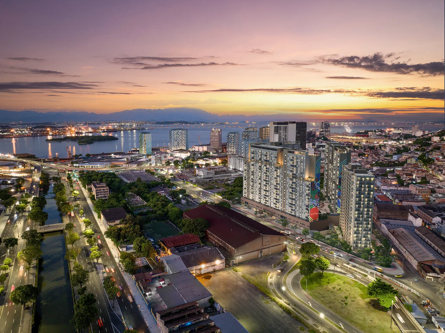 Fotoinserção da Colombina no Porto Maravilha