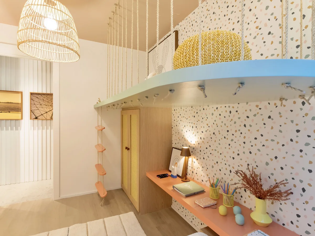Ambiente do apartamento decorado do Rio Energy no Porto Maravilha