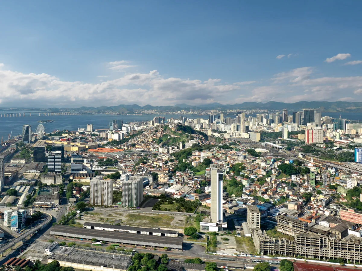 Fotomontagem ilustrativa do Rio Wonder Maua no Porto Maravilha