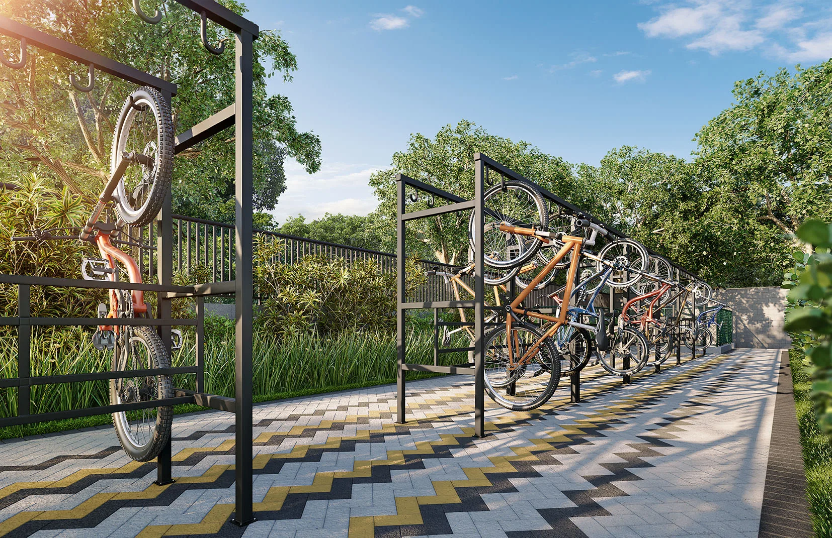 Bicicletário do Saudosa Praça Onze com 500 vagas de bicicleta