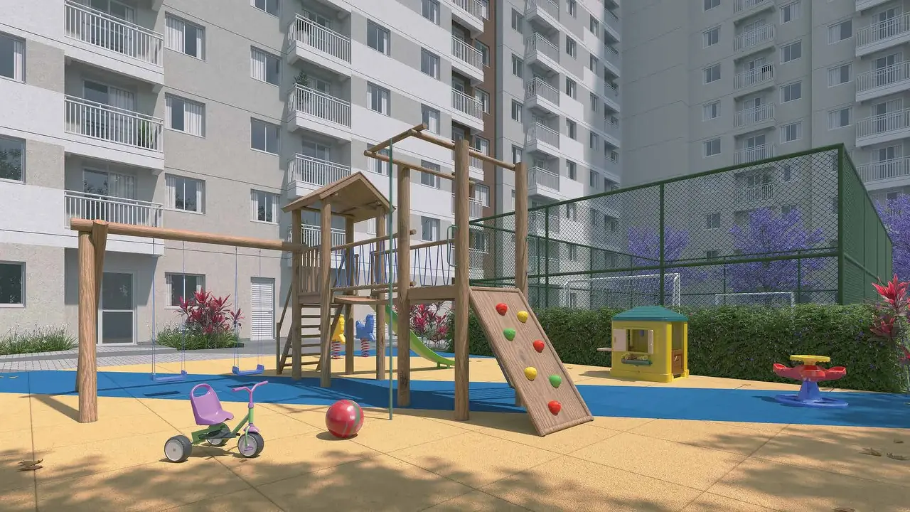 Perspectiva oficial do playground do Nova Leopoldina